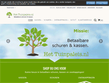 Tablet Screenshot of hettuinpaleis.nl